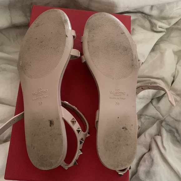 Valentino Nude Rockstud PVC Sandal - Picture 6 of 8